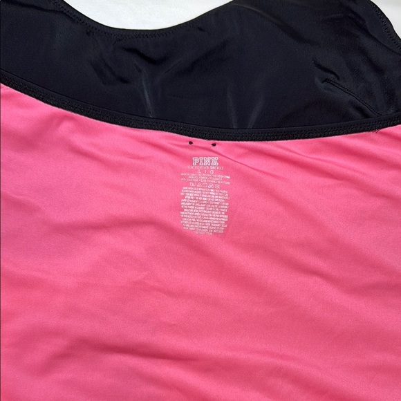 Victoria’s Secret Pink One-Piece Swimsuit Open Sides Halter Size Large - Picture 6 of 10